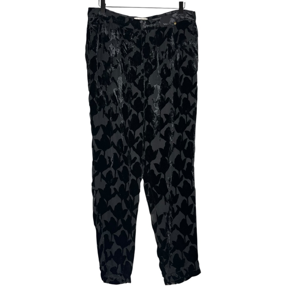 harlyn Women's Black Patterned Pants Size 8